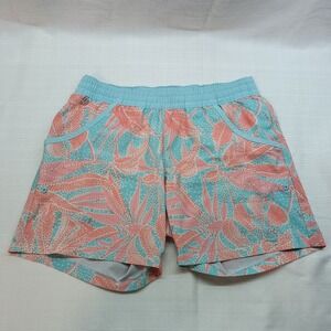 Columbia PFG Omni Shade UPF50 Tidal Shorts Tropical Dot Palm Design Women's XS